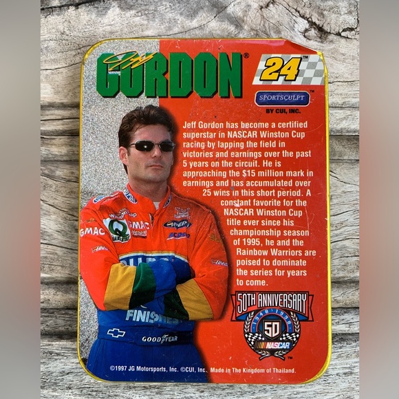 NASCAR Collectable RARE Jeff Gordon SportSculpt By CUI, INC - 1997 - Picture 2 of 8